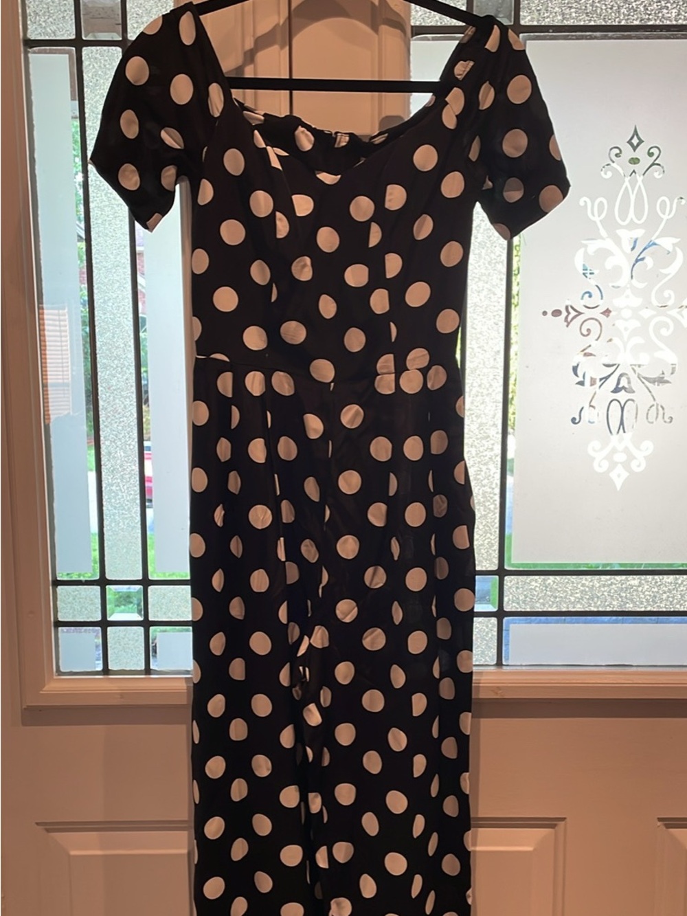 Et Al (Australiaian Designer) Black and White Polka Dot Jumpsuit